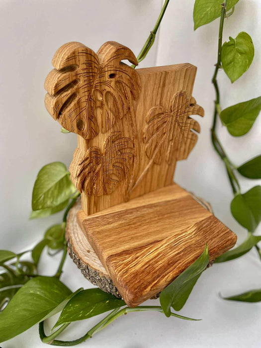 'Monstera' tölgyfapolc 🪵🌿