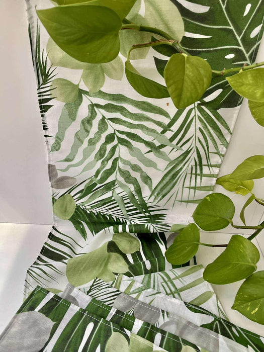 'Monstera' asztali pamutszett 🌿🍽️
