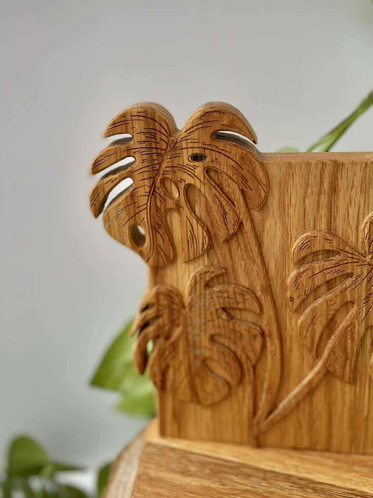 'Monstera' tölgyfapolc 🪵🌿