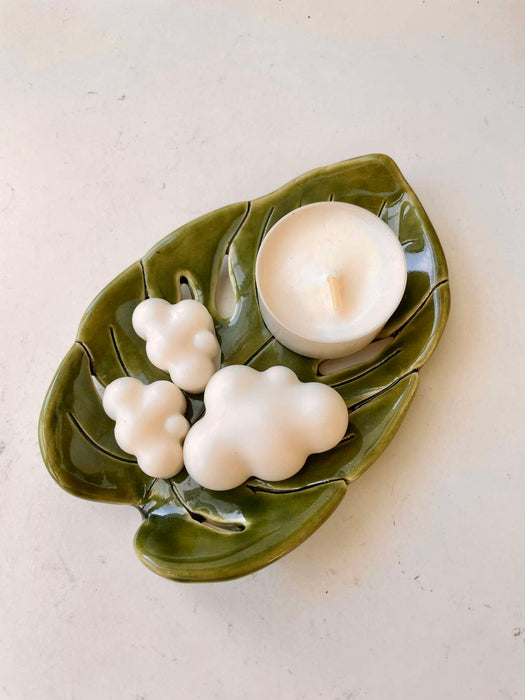 'Monstera' kerámia alátét / tálka 💚