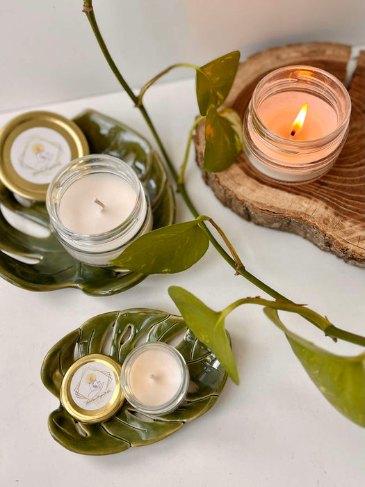 'Monstera' kerámia alátét / tálka 💚