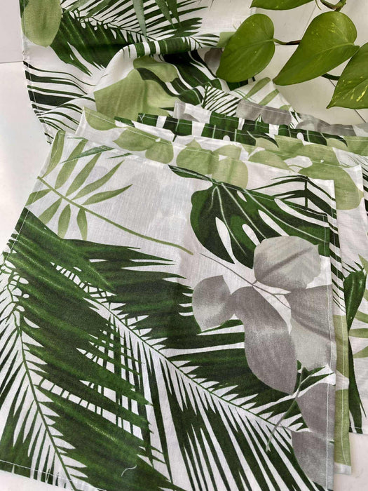 'Monstera' asztali pamutszett 🌿🍽️