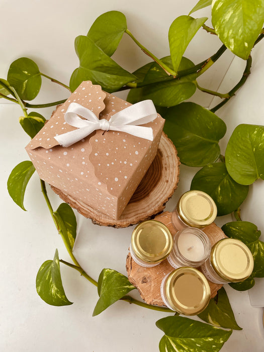 Elcsendesülős Pillanatok minigyertya Válogatás | 5 db Lélekmelengető