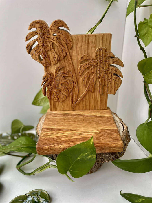 'Monstera' tölgyfapolc 🪵🌿