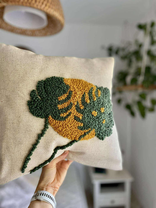 'Monstera' párnahuzat 🛋️🌿