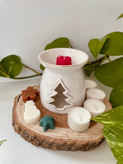 Karácsonyi Ajándékcsomag – Párologtató + Mécsesek + Illatviasz
