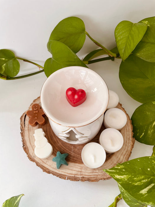 Karácsonyi Ajándékcsomag – Párologtató + Mécsesek + Illatviasz