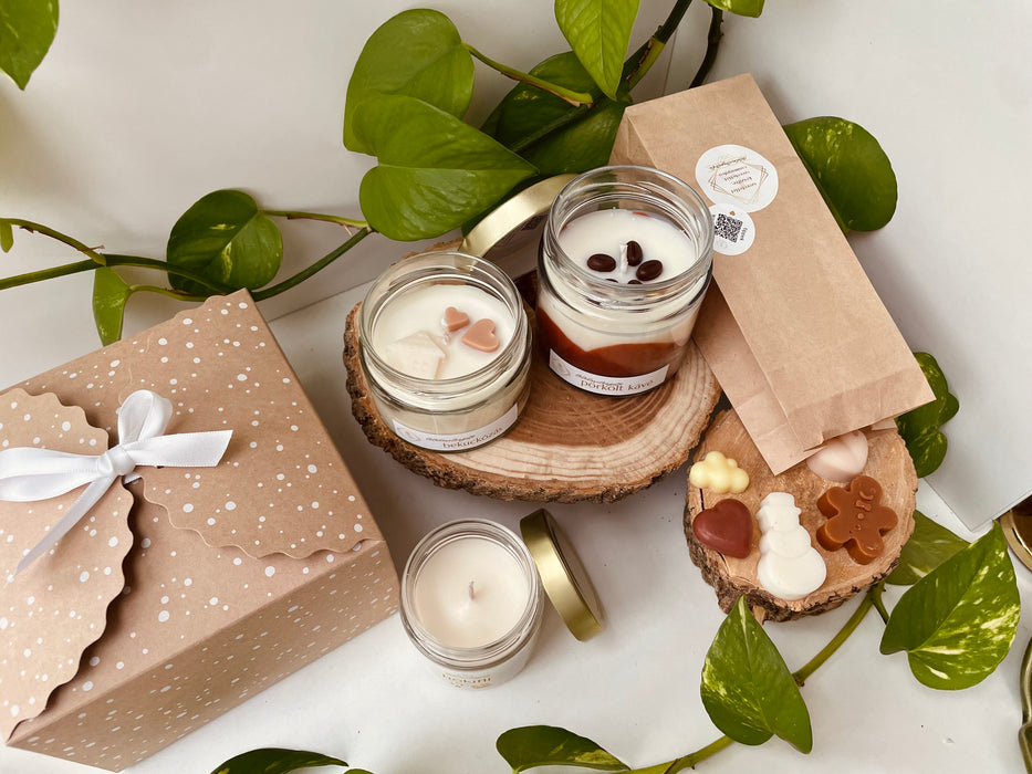 Finom Pillanatok Ajándékcsomag 🍰☕ // Díszdobozban