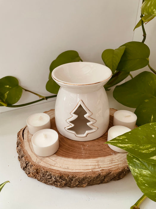 Karácsonyi Kerámia Párologtató 🎄✨ 4 db mécsessel