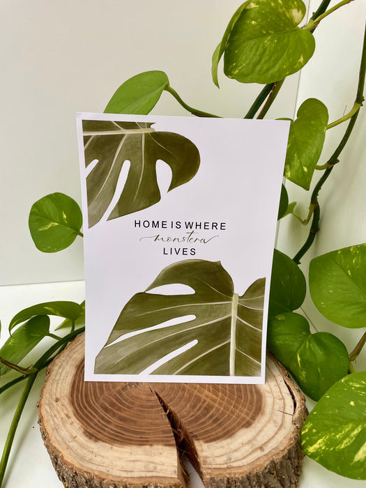 'Monstera' print 🖼️🌿
