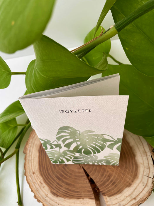 'Monstera' jegyzetfüzet 📝🌿