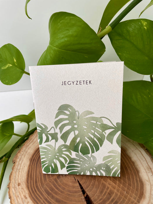 'Monstera' jegyzetfüzet 📝🌿