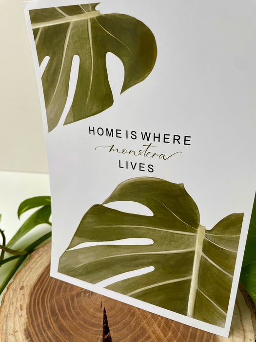 'Monstera' print 🖼️🌿