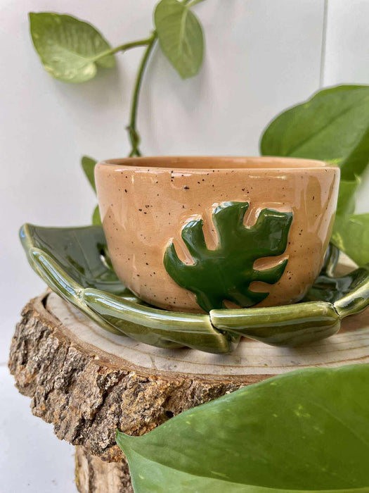 'Monstera' csésze (2 dl) ☕🌿