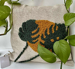 'Monstera' párnahuzat 🛋️🌿