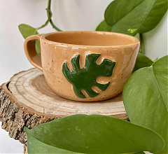 'Monstera' csésze ☕🌿