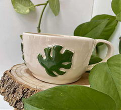 'Monstera' bögre (3 dl) ☕🌿