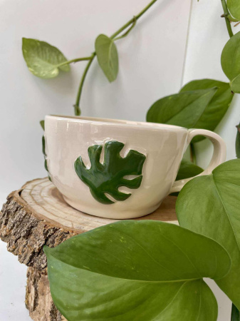 'Monstera' bögre ☕🌿