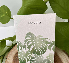 'Monstera' jegyzetfüzet📝🌿